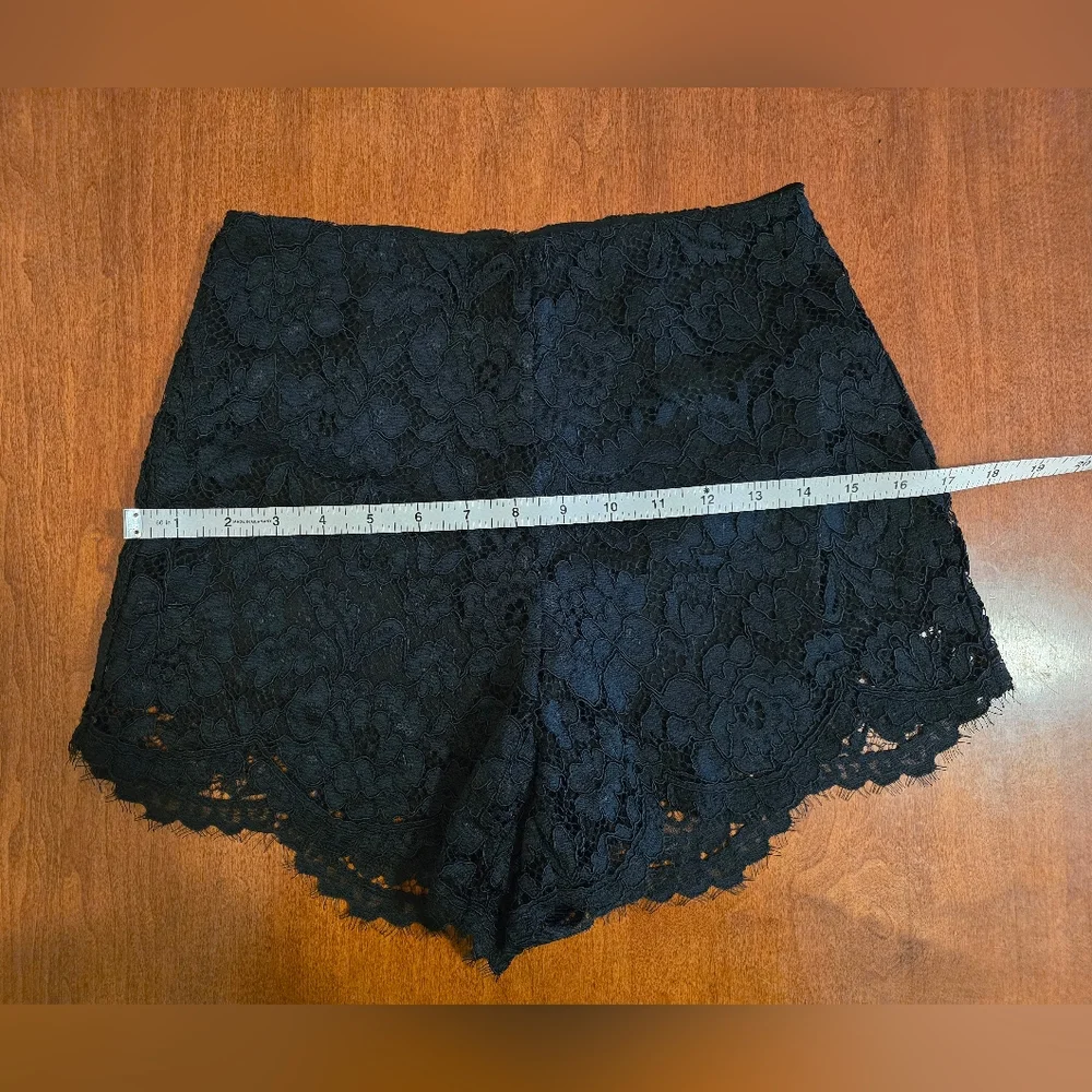 New! Amanda Uprichard x REVOLVE Brynley Lace Shorts in Black - Size XS - Picture 14 of 16